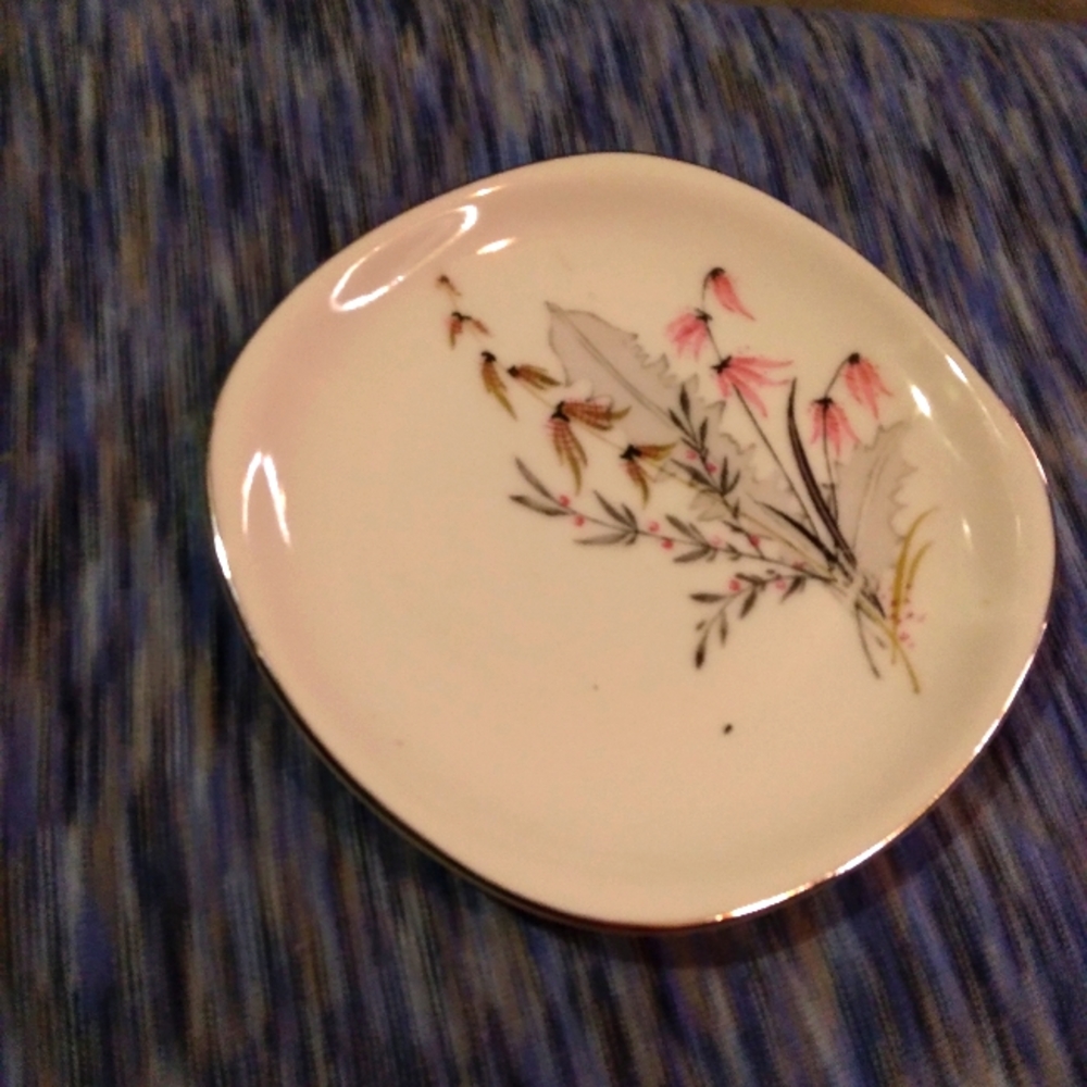Vintage flower saucer